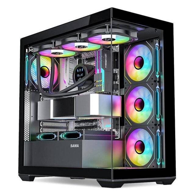 RUIX 360A 4FAN INFINTY CASE -اسود